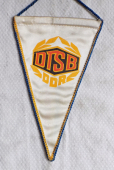 Wimpel DTSB der DDR BSG Schiffahrt und Hafen Rostock Tischwimpel