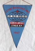 Zobrazit detail zboží: Letné Športové Hry Kancelárske Stroje n.p.  Bratislava  1967 (RETRO Sportovní)