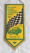 Zobrazit detail zboží: 10. ročník  Textilácká Branná Orientační Automobilová Soutěž 1983 Slezan 01 / SLEZAN  Frýdek-Místek výrobce bavlněných tkaniv (- soutěže)