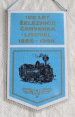 Zobrazit detail zboží: 100 let Železnice Červenka - Litovel 1886 - 1986  /   75 let. SELIKO Litovel 1912 - 1987 (RETRO Doprava)