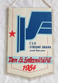 100 let. Hranice na Moravě - Valašské Meziříčí 1884 - 1984  /  ČSD Střední Dráha  Dan Železničářů 1984