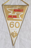 SPARTAK Jihlava 1948  kopaná  /  60 let.  KOVOLIT Jihlava 1920 - 1980