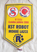 Zobrazit detail zboží: SOKOL  KST ROBOT Mokré Lazce - Vítěz Českého Poháru 2000  Stolní Tenis (RETRO Sportovní)