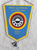 Zobrazit detail zboží: OKULA  národní podnik Nýrsko nositel Řádu Práce, brýle, obaly (RETRO Podnikové)
