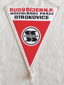 Zobrazit detail zboží: Rudý Říjen n.p. nositel Řádu Práce Otrokovice  / Na pneumatikách z Rudého Října  pěti kontinenty (RETRO Doprava)