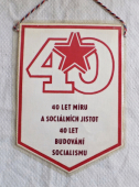 Zobrazit detail zboží: 40 let Míru a sociálních jistot, 40 let budování socialismu  /  FEROX 1975 - 1985 (RETRO Politické)