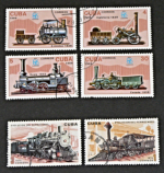 Zobrazit detail zboží: Poštovní známky : doprava - vlaky : Cuba (Poštovní známky - témata)