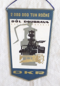 Zobrazit detail zboží: OKR Důl Doubrava Czechoslovakia, 2 000 000 tun ročně (RETRO Hornické)