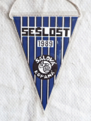 Zobrazit detail zboží: Sešlost  Sálová Kopaná 1989  /  Jihočeské Papírny n.p. Závod Jihlavské papírny Přibyslavice (RETRO Sportovní)