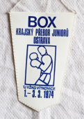 Zobrazit detail zboží: Krajský přebor juniorů v boxu Ostrava, TJ VŽKG Vítkovice  1.-3.3.1974 (RETRO Sportovní)