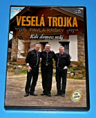 Zobrazit detail zboží: Veselá trojka Pavla Kršky - Kde domov můj  / CD + DVD (CD + DVD : Šlágr Tv)