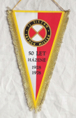 Zobrazit detail zboží: 50 let Házené  TJ SLEZAN Frýdek-Místek,  1928 - 1978  /  Bavlnářské závody  SLEZAN Frýdek-Místek (RETRO Sportovní)