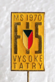 Zobrazit detail zboží: Sport : Mistrovství světa v lyžování 1970, Vysoké Tatry, FIS, (odznak-sport)