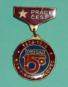Zobrazit detail zboží: Koh-I-Noor - Massag 150 Bílovec - Práci čest 1828-1978 (Pracovní)