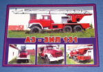 Zobrazit detail zboží: Hasiči : Automobilový řebřík na podvozku ZIL 131 (* hasičská technika)