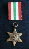 Zobrazit detail zboží: Italská hvězda (anglicky: Italy Star) (Policejní + vojenské)