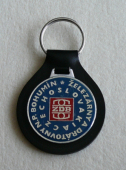 Zobrazit detail zboží: Klíčenka : ŽDB - Železárny a drátovny n.p. Bohumín (modrá) (Turistické přívěšky + klíčenky)