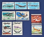 Zobrazit detail zboží: Poštovní známky : doprava - Letadla : Cuba, CCCP, Mongolia (Poštovní známky - témata)
