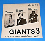 Zobrazit detail zboží: Duke Ellington, Billie Holiday, Louis Armstrong : Giants 3 (Jazz, Blues, Dixieland)