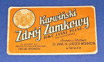 Zobrazit detail zboží: Karviná - Karwiňski Zdrój zamkowy (Nápojové etikety)