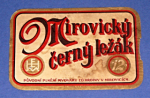 Zobrazit detail zboží: Mirovice - Mirovický černý ležák (Nápojové etikety)