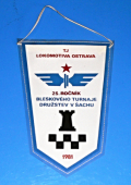 Zobrazit detail zboží: Šachy - 25.ročník bleskového turnaje družstev v šachu 1981 - TJ Lokomotiva Ostrava (RETRO sport - Šachy)