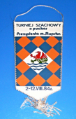 Zobrazit detail zboží: Šachy - Turniej szachowy o puchar Prezydenta m.Stupska 2-12.VIII. 84r (RETRO sport - Šachy)