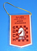 Zobrazit detail zboží: Šachy - TJ JZD Ivana Kubince Opava Kylešovice šach (růžová) (RETRO sport - Šachy)