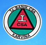 Zobrazit detail zboží: Nášivka - TJ Baník ČSA Karviná (Nášivky, nálepky)