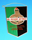 Zobrazit detail zboží: OKR - Důl President Gottwald - Horní Suchá, nositel Řádu práce, Podnik XII. sjezdu KSČ, Vzorný podnik bezpečné práce (RETRO Hornické)
