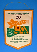 Zobrazit detail zboží: 20 let - OKR Rekultivace, k.p.Havířov Podnik 30.výročí SNP -1962 1982 / Chrání, tvoří a zvelebuje životní prostředí v Ostravsko-karvinském revíru (RETRO Ostatní)