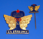 Pamětní odznak Za zásluhy 20 let Traťové distance ČSD Ostrava