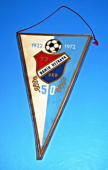 Zobrazit detail zboží: 50 let Baník Ostrava 1922-1972 (vlaječky různé)