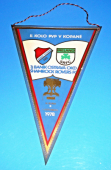 Zobrazit detail zboží: TJ Baník Ostrava OKD - Shamrock Rovers FC , II.kolo PVP v kopané 1978 / VOKD Výstavba OKD k.p.Ostrava (vlaječky různé)