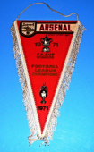 Zobrazit detail zboží: Arsenal Football League Champions 1971 - F.A.Cup Winners (Vlaječky různé a)