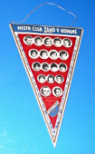 Zobrazit detail zboží: TJ Baník Ostrava OKD - Mistr ČSSR žáků v kopané 1978-1979 (vlaječky různé)