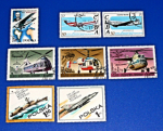 Zobrazit detail zboží: Poštovní známky : doprava - letadla, vrtulníky : CCCP, Polska, Cuba (Poštovní známky - témata)