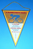 Zobrazit detail zboží: ŽDB - TJ Železárny a Drátovny Bohumín, 2.ročník silničního cyklistického Závodu míru Bohumínské mládeže 1973 (TJ ŽDB cyklistika)