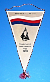 Zobrazit detail zboží: Czechoslovakia S/Y  Nike  - Transatlantic Singlehanded Race 1976 / ŽDB Bohumín (TJ ŽDB jachting, turistika)