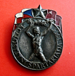 Zobrazit detail zboží: I. celostátní spartakiáda 1955 (odznak-sport)
