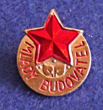 Zobrazit detail zboží: Odznak : Mladý budovatel (odznak-politicke)