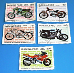 Zobrazit detail zboží: Poštovní známky : doprava - motorky : Burkina Faso (Poštovní známky - témata)