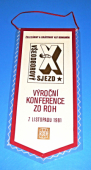 Zobrazit detail zboží: ŽDB - X. Všeodborový sjezd ROH - Výroční konference ZO ROH 7. listopadu 1981 - Železárny a drátovny n.p. Bohumín (Provozy, politika 1)