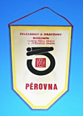Zobrazit detail zboží: ŽDB - Železárny a drátovny Bohumín, Nositel Řádu práce a  Řádu Vítězného února - Pérovna (Provozy, politika 4)