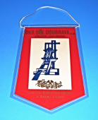 Zobrazit detail zboží: OKR - Důl Doubrava k.p. Orlová-Doubrava, nositel Řádu republiky a Řádu práce / 165 let dolování na Dole Doubrava, 10 let družby s KWK Janina (Hornické vlaječky b)
