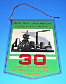 Zobrazit detail zboží: OKR - Důl Doubrava, nositel Řádu práce - 30 soc.výstavba a mechanizace podniku / Vorná TJ Důl Doubrava 50 let, 1929-1979 Orlová (RETRO Hornické)