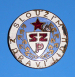 Zobrazit detail zboží: Odznak : Sloužím zdraví lidu (Zdravotnické)