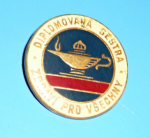 Odznak : Diplomovaná sestra - Zdraví pro všechny