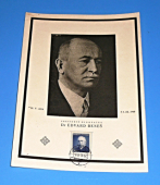 Zobrazit detail zboží: Pamětní list B - Dr. Edvard Beneš (Jiné)
