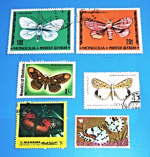 Zobrazit detail zboží: Poštovní známky : příroda - motýle : Ajman, CCCP, Maldives, Mongolia, Guinea (Poštovní známky - témata B)